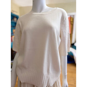 Evolution by Cyrus Cream Crew Neck Sweater XL